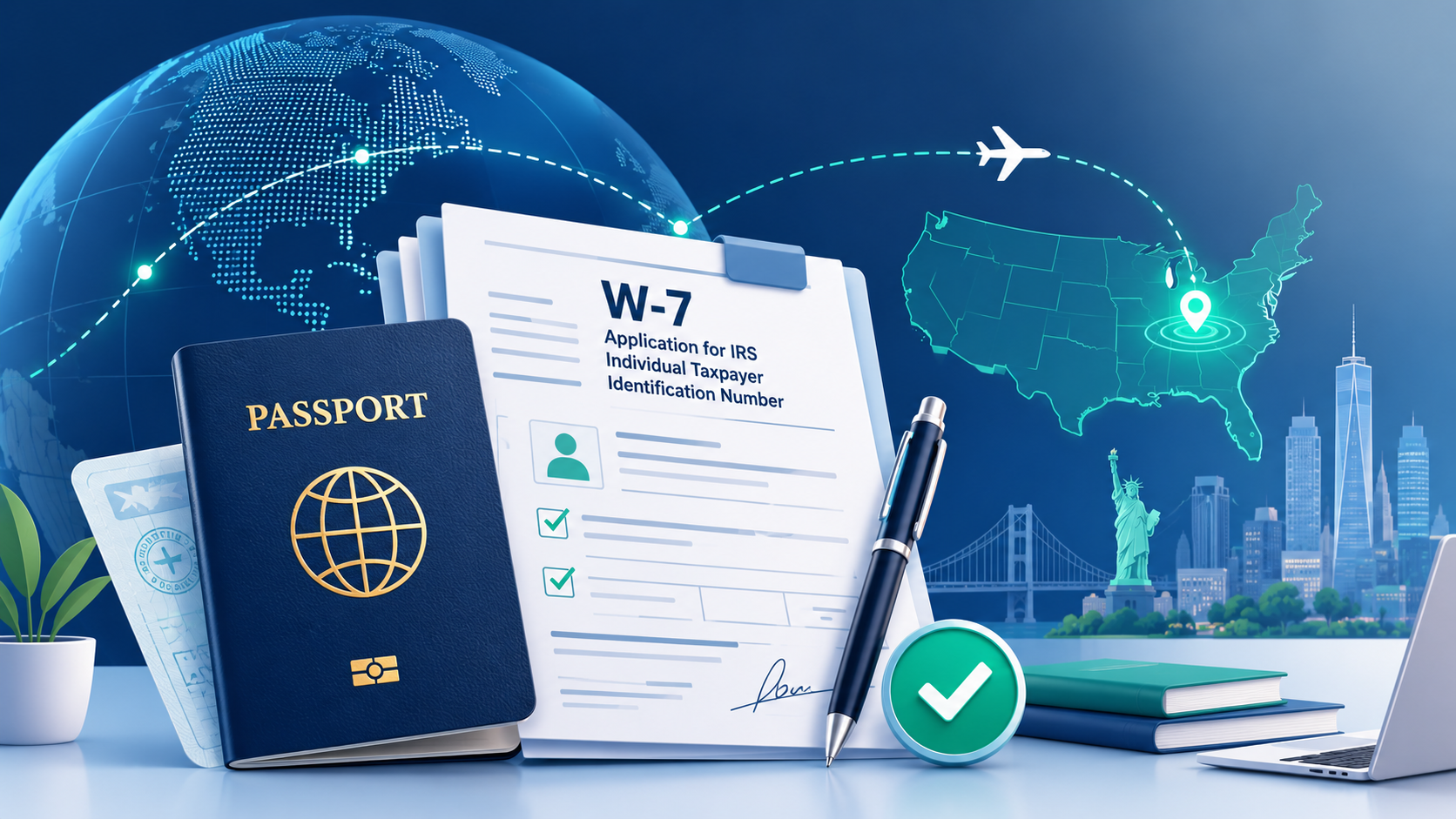 ITIN for non-resident application guide — Form W-7 and passport